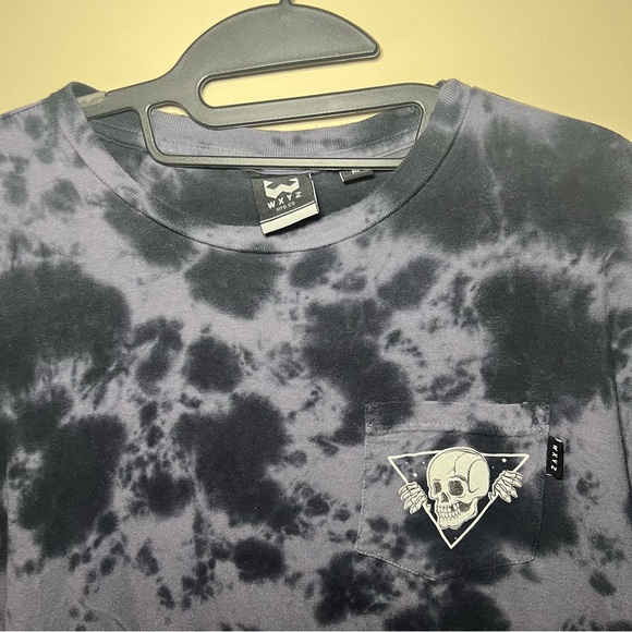 WXYZ Tee Shirt- Tie Dyed- Skeleton Pocket- Size Medium - Picture 5 of 5